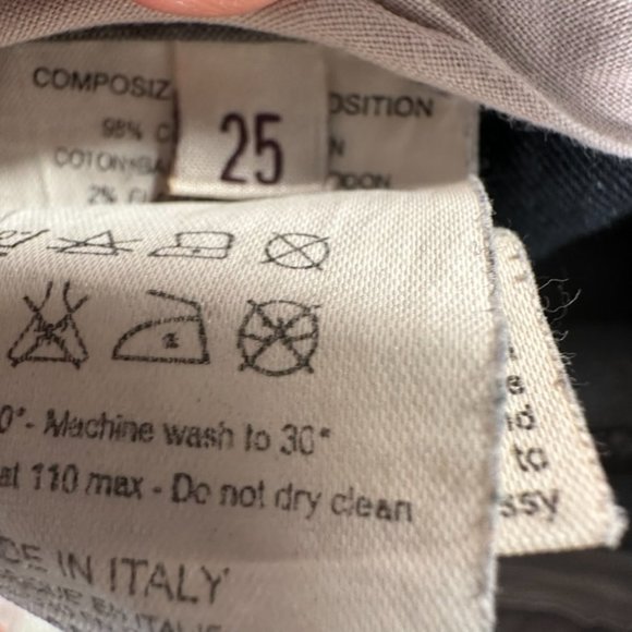 Stella McCartney Jeans Women's 25 Gray Skinny Denim Size 25 (26x34) Fall Utility - Picture 11 of 16